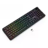 Redragon RM104 PRO VOLCANO RGB bezdrôtová mechanická herná klávesnica - čierna