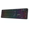 Redragon RM104 PRO VOLCANO RGB bezdrôtová mechanická herná klávesnica - čierna