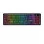 Redragon RM104 PRO VOLCANO RGB bezdrôtová mechanická herná klávesnica - čierna