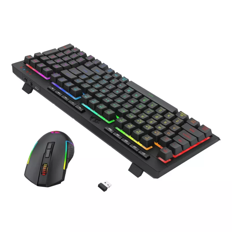 Redragon RYLO PRO S142 Tri-Mode RGB herná klávesnica a myš combo