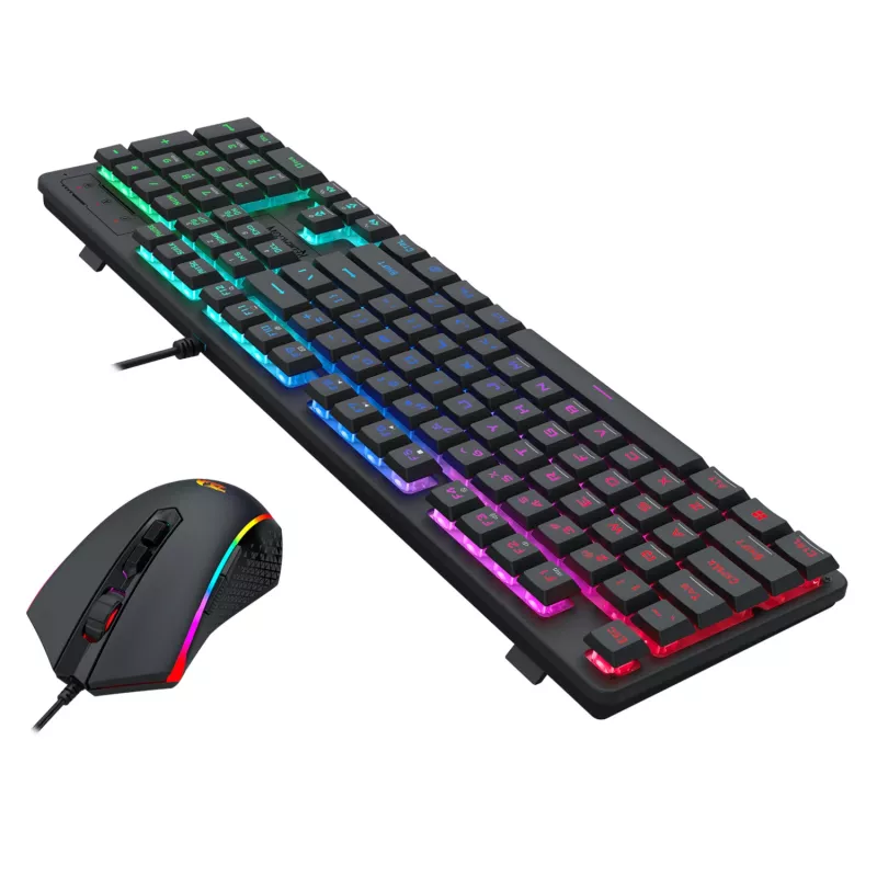 Redragon S107 RGB Gaming Essentials káblová herná sada klávesnice a myši