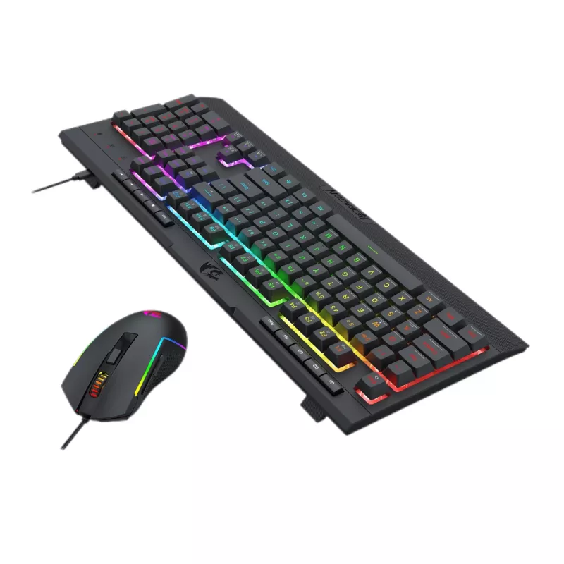 Redragon S151 RGB herná klávesnica a myš kombo - čierna