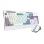 Redragon S151 Káblová RGB herná klávesnica a myš set - biela a sivá