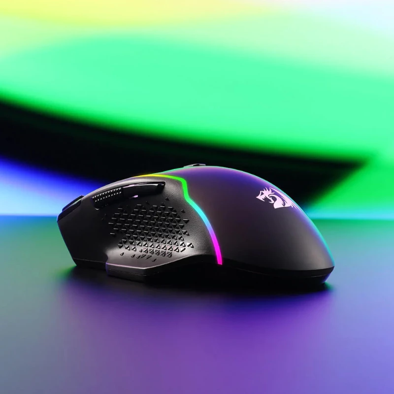 REDRAGON Taipan Pro 10000DPI RGB bezdrôtová herná myš - čierna