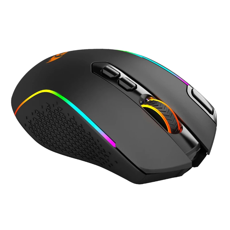 REDRAGON Taipan Pro 10000DPI RGB bezdrôtová herná myš - čierna