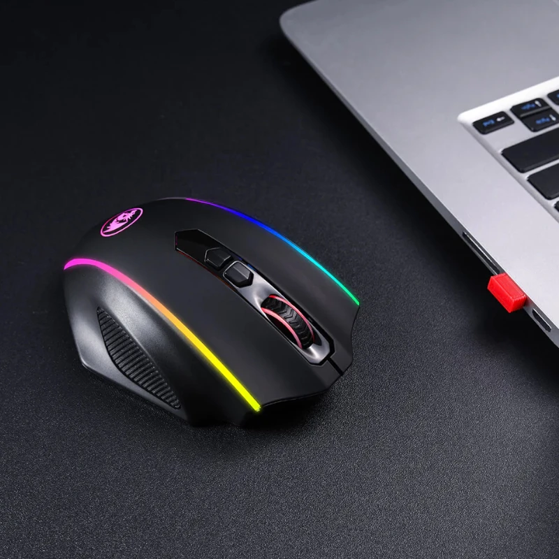 REDRAGON VAMPIRE ELITE bezdrôtová herná myš 16000 DPI RGB čierna