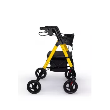 REH Marsylia štvorkolesový rollator so sedadlom, žltý RF-617/Ż