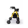 REH Marsylia štvorkolesový rollator so sedadlom, žltý RF-617/Ż