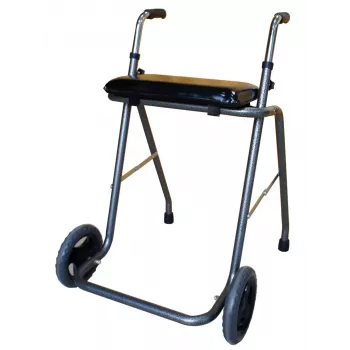 REH RF-651/CZA dvojkolesový rollator so sedadlom, hliník, čierna