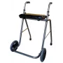 REH RF-651/CZA dvojkolesový rollator so sedadlom, hliník, čierna