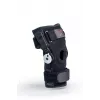 REH Stabilmax O-1241/M otvorená krátka kolenná bandáž s patelou, Medium, čierna