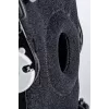 REH Stabilmax O-1241/M otvorená krátka kolenná bandáž s patelou, Medium, čierna