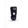 REH Stabilmax O-1241/M otvorená krátka kolenná bandáž s patelou, Medium, čierna