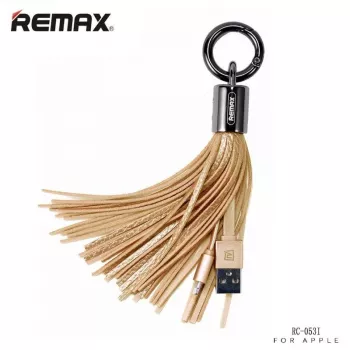 REMAX Apple Tassels Ring dátový kábel pre Lightning zlatý