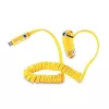 REMAX Cutie autonabíjačka žltá - 2 porty USB-A, celkový výstup 4.2A