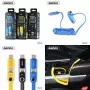 REMAX Cutie autonabíjačka žltá - 2 porty USB-A, celkový výstup 4.2A