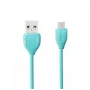 REMAX Lesu kábel Micro RC-050m modrý - USB 2.0 nabíjací a dátový kábel, 0,5 m