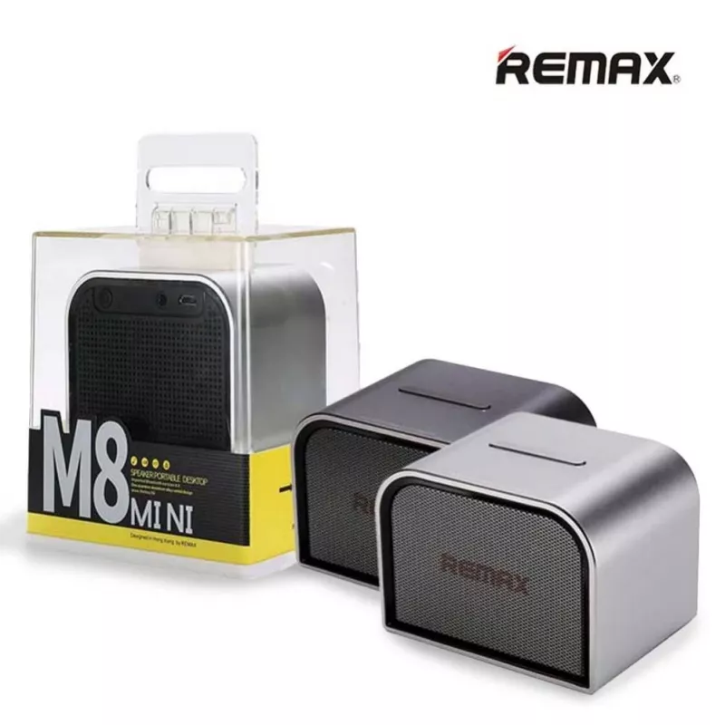 REMAX univerzálny prenosný Bluetooth reproduktor M8 Mini sivý