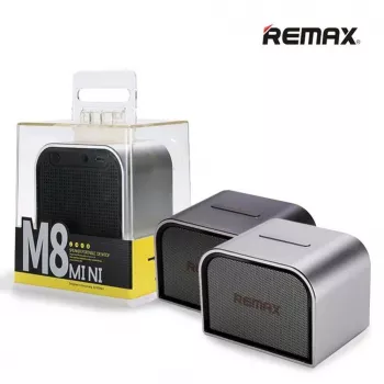 Remax univerzálny prenosný Bluetooth reproduktor M8 Mini strieborný