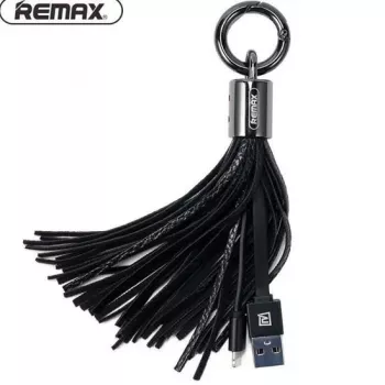 REMAX Universal Tassels Ring kábel pre Micro USB - čierny