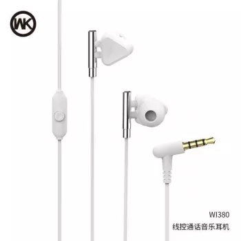 REMAX Universal WI380 sivé káblové in-ear slúchadlá s mikrofónom