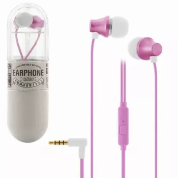 REMAX Universal WI80 Pink In-Ear slúchadlá s mikrofónom