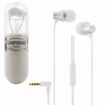 REMAX univerzálny WI80 káblový in-ear headset s mikrofónom, biely
