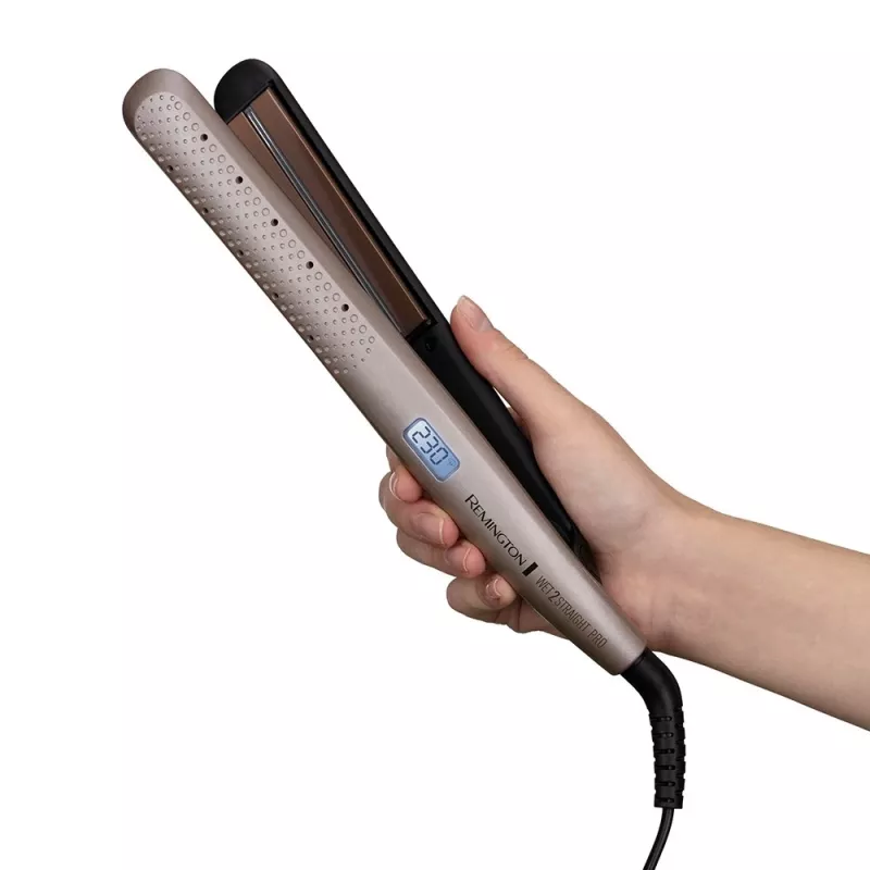 Remington Wet 2 Straight PRO žehlička na vlasy S7970 ružová/zlatá