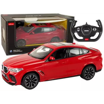 RC auto na diaľkové ovládanie BMW X6 Rastar Pilot červené 1:14