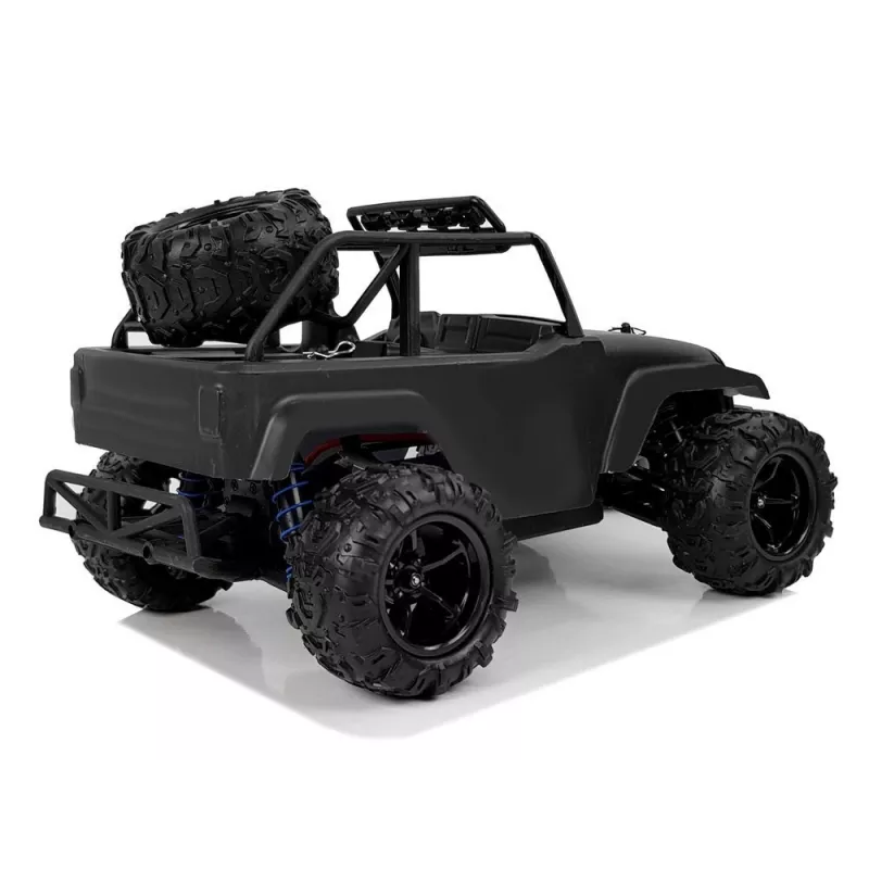 Diaľkovo ovládané off-road terénne vozidlo 1:18 čierne ENOZE 9304E 40 km/h