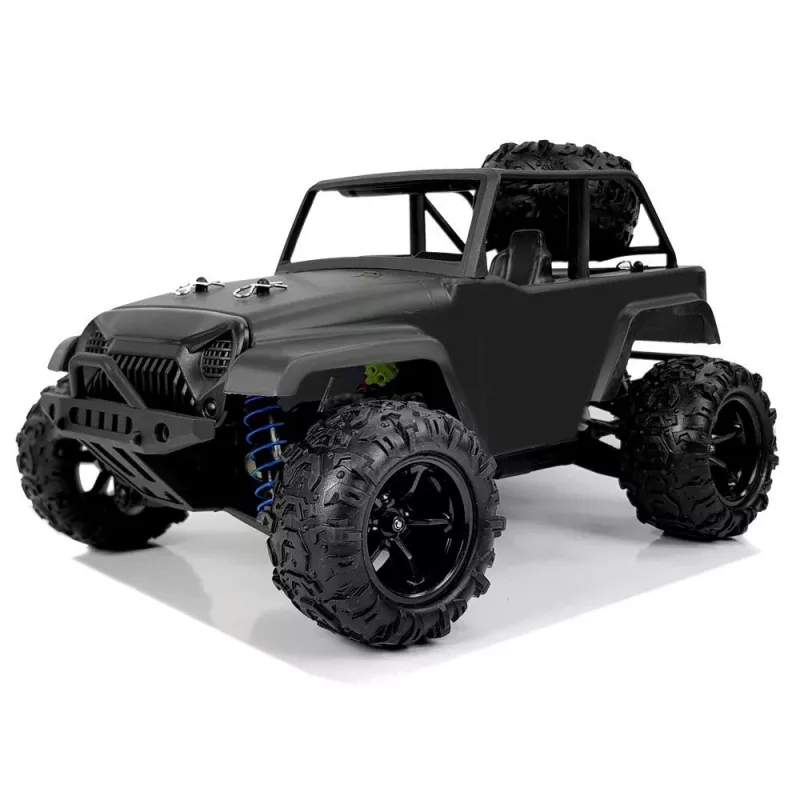 Diaľkovo ovládané off-road terénne vozidlo 1:18 čierne ENOZE 9304E 40 km/h