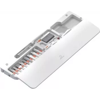 Renkforce 22-dielna čistiaca sada s ergonomickou podložkou pod zápästie pre klávesnicu a integrovaným držiakom na smartfón, biela RF-7260828