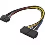 Renkforce ATX 14-pin na 24-pin napájací adaptérový kábel 0,25 m viacfarebný 1430710