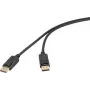 Renkforce DisplayPort kábel 2 m čierny 4K UHD RF-6830474