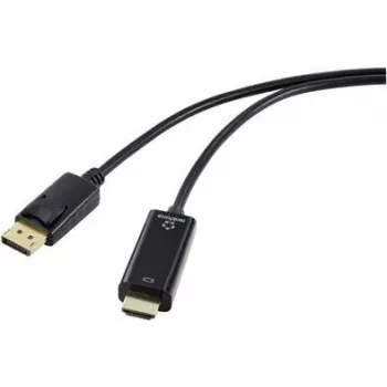 RENKFORCE DisplayPort na HDMI kábel 5 m čierny 4K 30Hz pozlátený RF-5179192