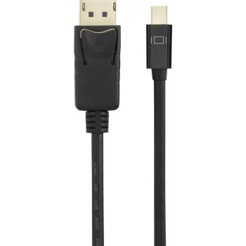 Renkforce Mini DisplayPort na DisplayPort kábel 1,5 m čierny pozlátené kontakty RF-4538174
