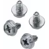 Renkforce RF-4618686 skrutky napájacieho zdroja M3.5 x 6 mm, Phillips plochá hlava, čierna, balenie 5 ks