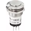 Renkforce RF-4707810 nerezové tlačidlo zvončeka 1-násobné 24 V/1 A