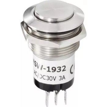 Renkforce RF-4707810 nerezové tlačidlo zvončeka 1-násobné 24 V/1 A