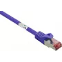 Renkforce RF-4724918 Prepojovací kábel Cat6 S/FTP RJ45, 1 m, fialový