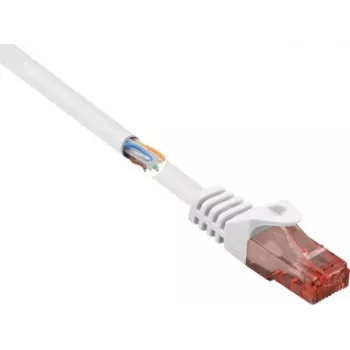 Renkforce RF-5043882 CAT 6 U/UTP patch kábel, RJ45, 3 m, biela, bez halogénov, ochrana západky