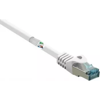 RENKFORCE RF-5043914 Cat6a S/FTP RJ45 patch kábel, 1m, biela, LSZH