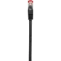 Renkforce RF-5469256 CAT 6 S/FTP patch kábel, RJ45, 2 m, čierny, snagless, zlaté kontakty, samozhášavý