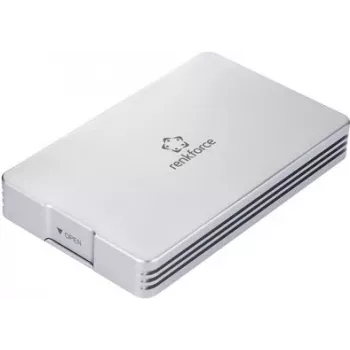 Renkforce RF-5587612 USB4 M.2 NVMe SSD puzdro, bez nástrojov, hliník, čierne