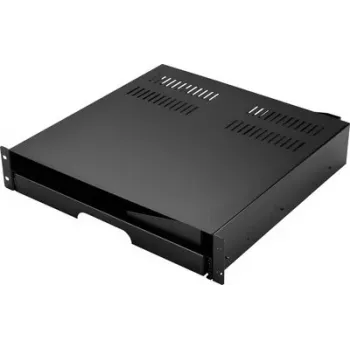 Renkforce RF-7112620 19-palcová rack zásuvka 2U výsuvná pre hĺbku skrine od 500 mm čierna