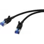 Renkforce RF-7116936 CAT 6a S/FTP patch kábel, RJ45, 0,5 m, sivá RAL 7035