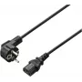 Renkforce RF-7176932 3m napájací kábel CEE 7/7 na IEC C13, 10A 250V, čierny