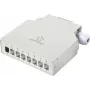 Renkforce RF-7187896 adaptér na lištu DIN, 8-portové puzdro neosadené, svetlosivá