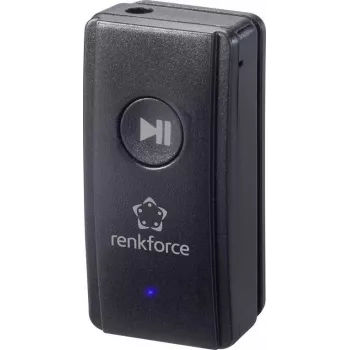 Renkforce RF-BAR-100 Bluetooth hudobný prijímač, Bluetooth 4.2, dosah 10 m, 3,5 mm jack, čierny RF-4470378