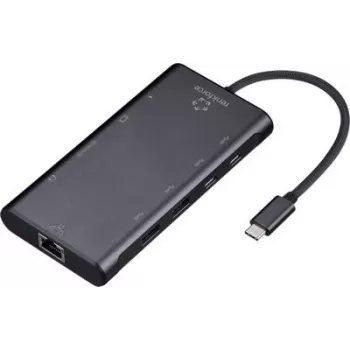 Renkforce RF-USBHA-500 10-portový USB 3.2 Gen 2 hub s dodatočným USB-C vstupom (RF-6700434)